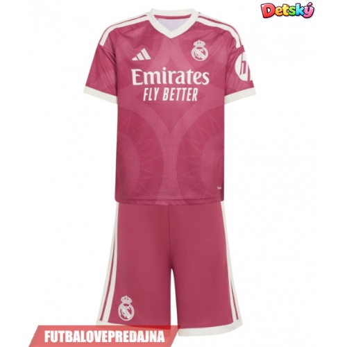 Lacne Dětský Futbalové dres Real Madrid Kylian Mbappe #10 2026-27 Krátky Rukáv - Tretina (+ trenírky)